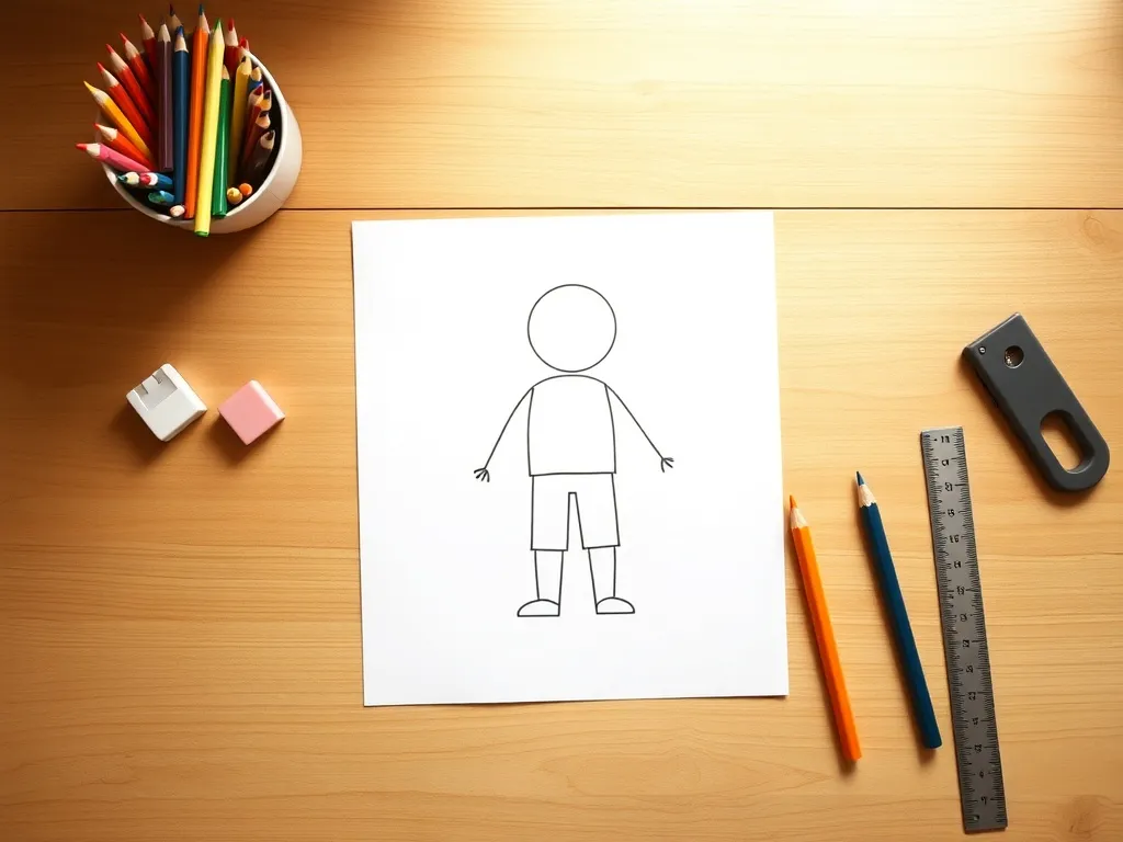 Jak narysować człowieka dla dzieci? Prosty przewodnik
