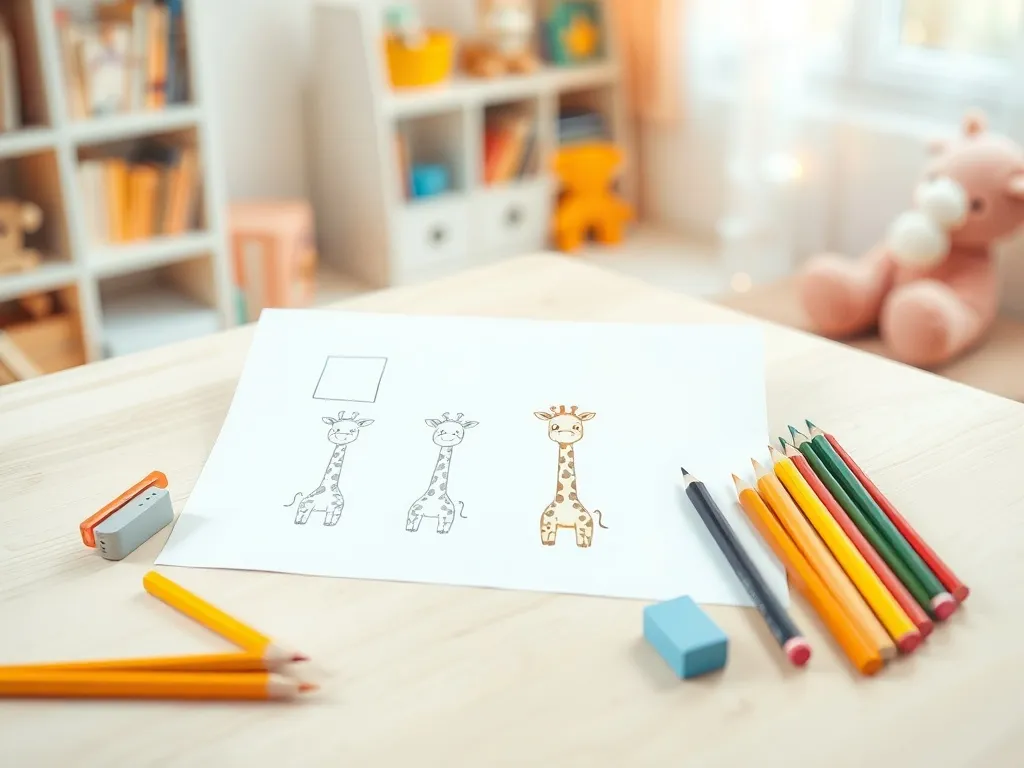 Jak narysować żyrafę dla dzieci? Prosty poradnik krok po kroku