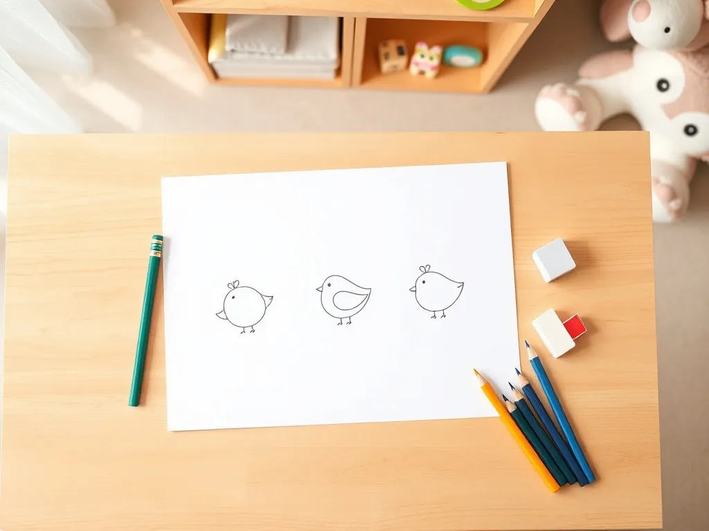 Jak narysować ptaka dla dzieci? Prosty poradnik krok po kroku