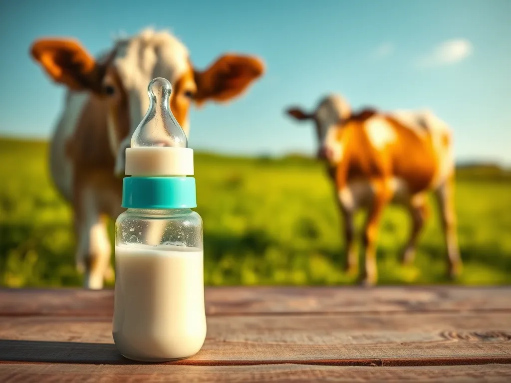 Jak przygotować mleko krowie dla dziecka?