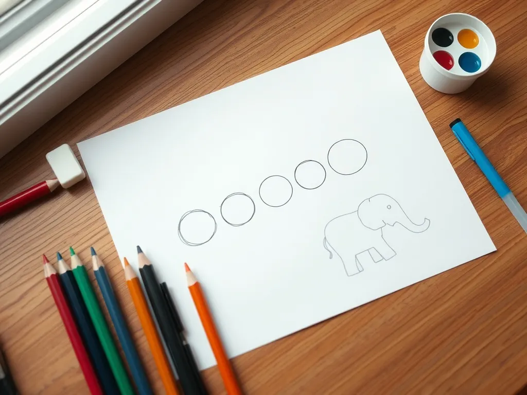 Jak narysować słonia dla dzieci? Prosty poradnik krok po kroku